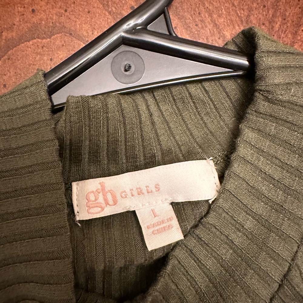 gb girls olive dress